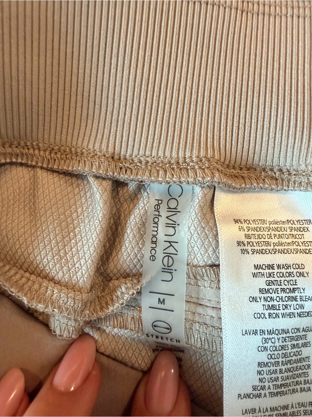 Calvin Klein Performance Beige pants - Picture 8 of 12